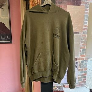 USMC Olive Green Crewneck Sweater